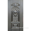 Piastra per porta in metallo stampato dal design classico